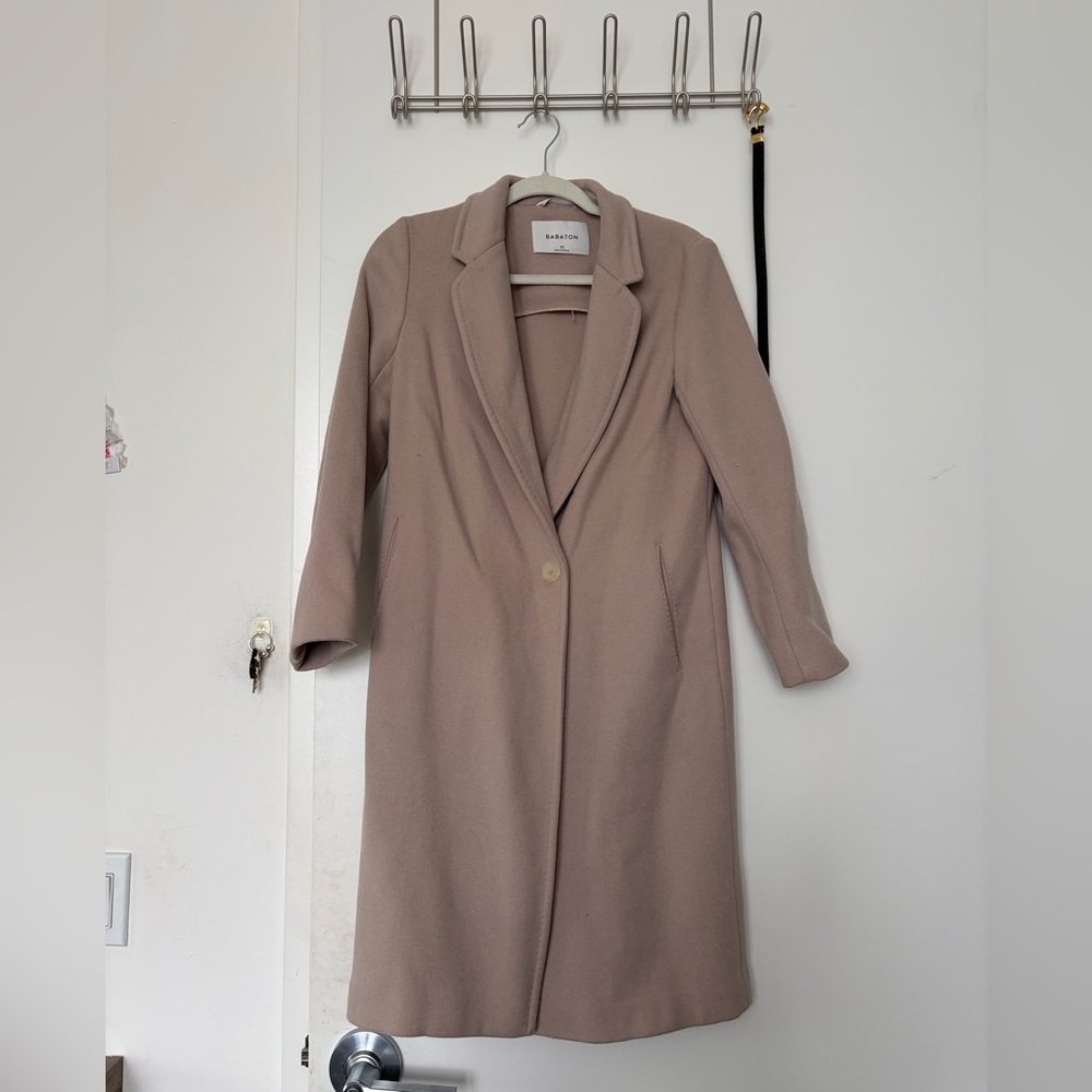 Babaton Women's Beige Trench Coat